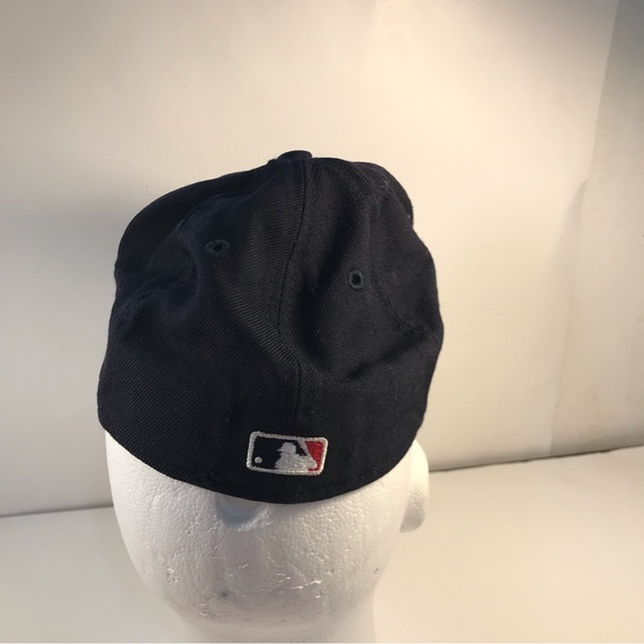 VINTAGE MLB 90s BOSTON RED SOX New Era Youth Fitted 6 3/8 Black Hat 59 Fifty - Picture 8 of 10